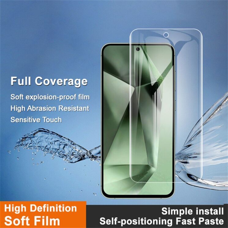 Захисна плівка IMAK Hydrogel Clear Film для Samsung Galaxy S24 FE (S721): фото 4 з 11