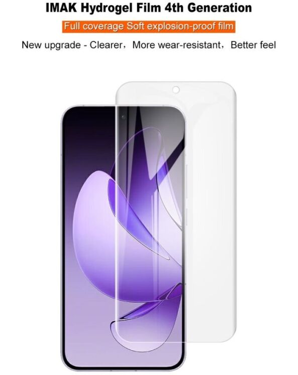 Защитная пленка IMAK Hydrogel Clear Film для OPPO Reno 13 5G: фото 8 из 12