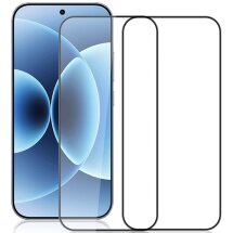 Комплект захисних стекол AMORUS Full Glue для Xiaomi 17 / 17 Pro - Black: фото 1 з 9