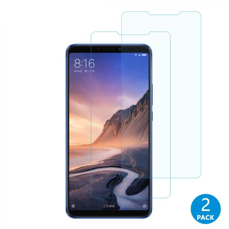 Комплект защитных стекол ITIETIE 2.5D 9H для Xiaomi Mi Max 3: фото 1 из 7