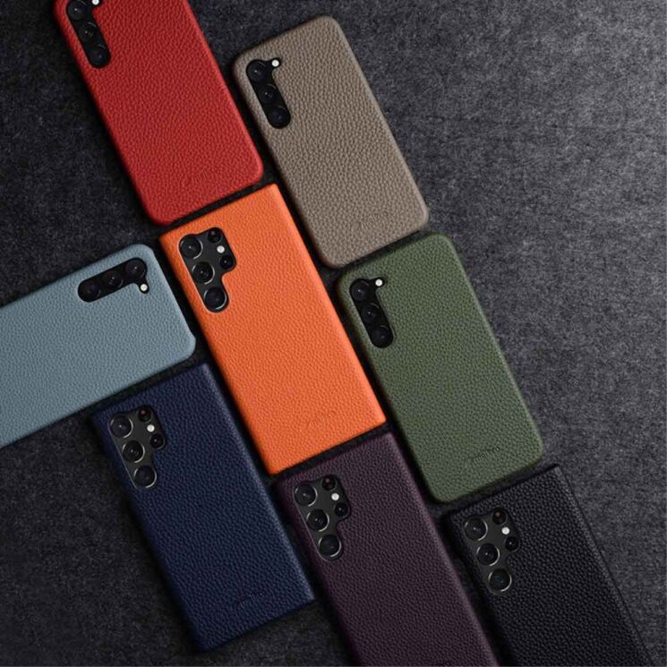 Шкіряний чохол MELKCO Leather Case для Samsung Galaxy S23 Ultra (S918) - Red: фото 7 з 7