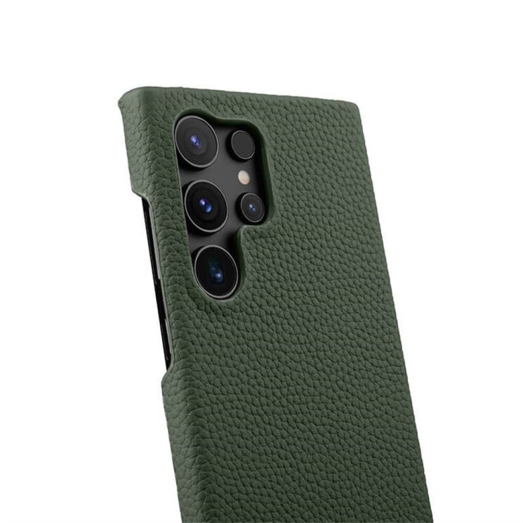Шкіряний чохол MELKCO Leather Case для Samsung Galaxy S25 Ultra (S938) - Green: фото 4 з 4
