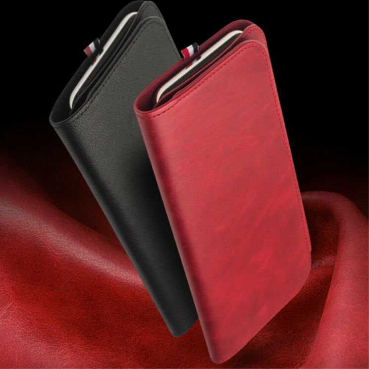 Кожаный чехол-портмоне QIALINO Classic Wallet для Apple iPhone 11 / iPhone 11 Pro / iPhone 11 Pro Max - Red: фото 11 из 11