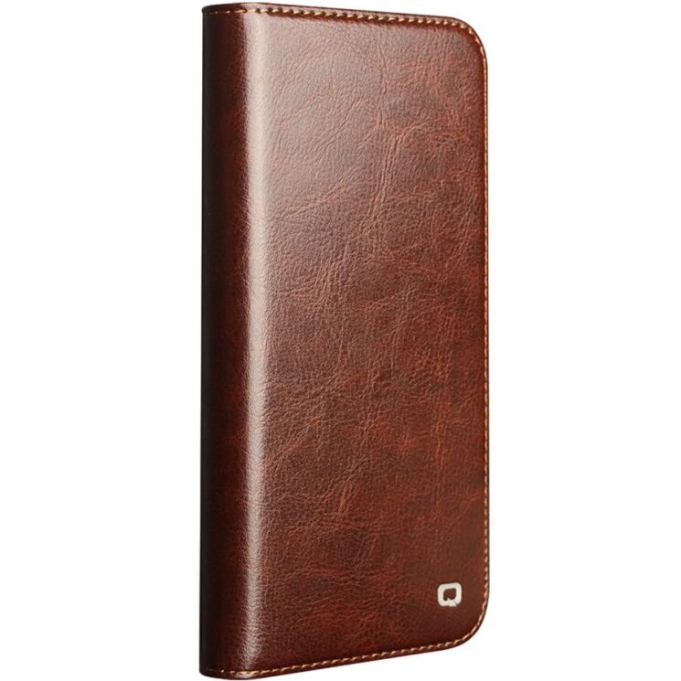 Шкіряний чохол QIALINO Classic Case для Apple iPhone 17 Air - Brown: фото 4 з 13