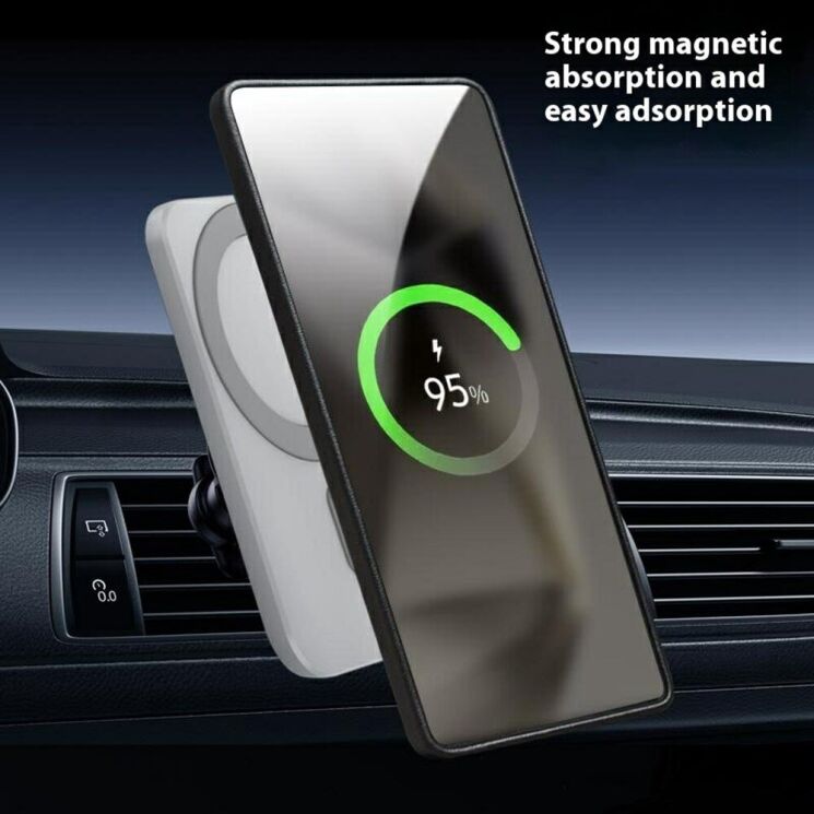 Защитный чехол QIALINO Classic Cover (with MagSafe Support) для Samsung Galaxy S25 Ultra (S938) - Black: фото 5 из 8