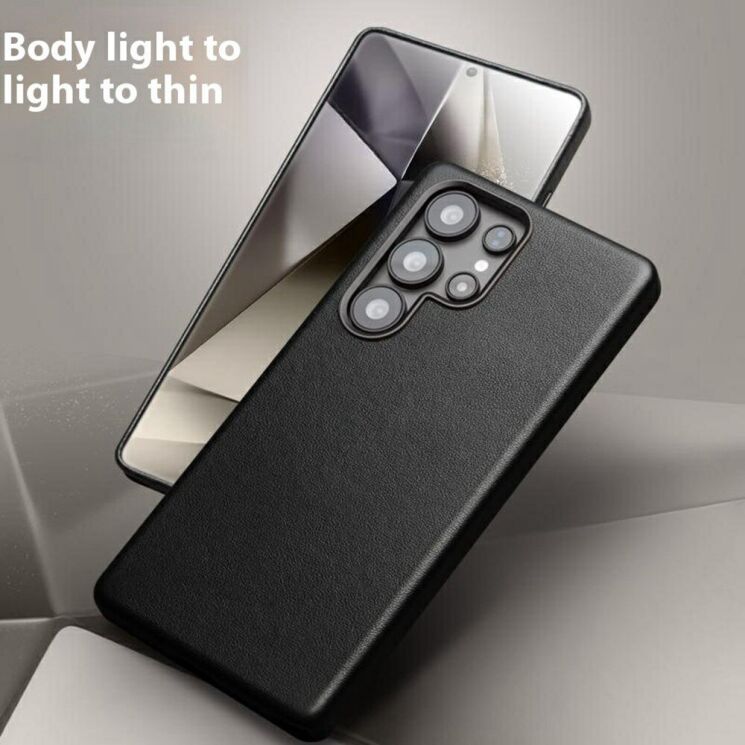 Защитный чехол QIALINO Classic Cover (with MagSafe Support) для Samsung Galaxy S25 Ultra (S938) - Black: фото 6 из 8