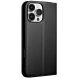 Кожаный чехол QIALINO Wallet Case для Apple iPhone 16 Pro - Black (360542B). Фото 4 из 8