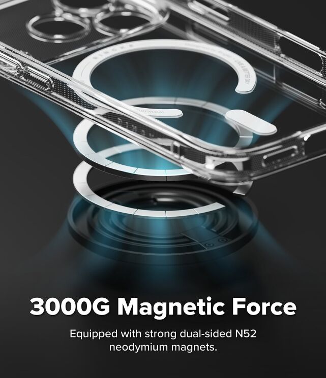 Магнитное кольцо-держатель Ringke Dual Magnetic Smart Ring (8800328816848) - Black: фото 5 из 18