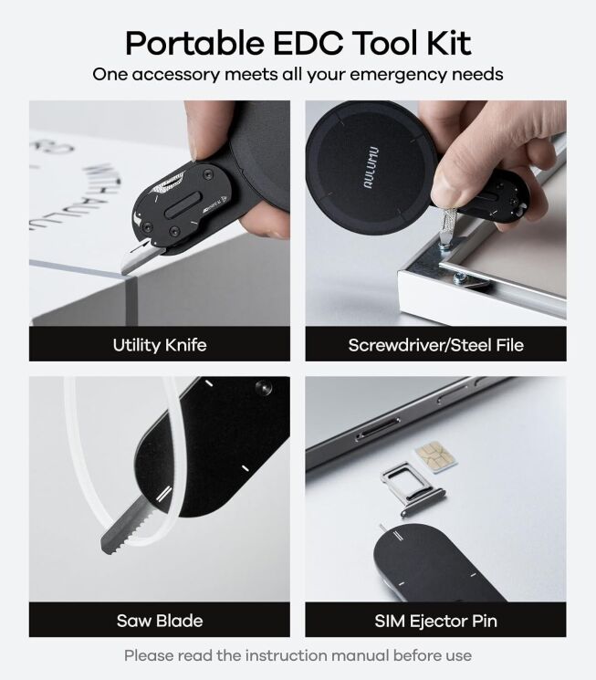 Магнитный держатель AULUMU G05 Pro Multi-Function Mag Kickstand - Black (982622B) Магнитный держатель AULUMU G05 Pro Multi-Function Mag Kickstand - Black: фото 5 из 9