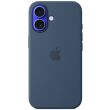 Оригинальный чехол Silicone Case with MagSafe для Apple iPhone 16 (MYY23) - Denim (366447D)
