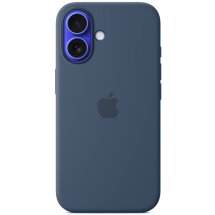 Оригінальний чохол Silicone Case with MagSafe для Apple iPhone 16 (MYY23) - Denim: фото 1 з 6
