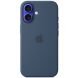 Оригинальный чехол Silicone Case with MagSafe для Apple iPhone 16 (MYY23) - Denim (366447D). Фото 2 из 6
