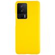 Пластиковый чехол Deexe Hard Shell для Xiaomi Poco F5 Pro / Redmi K60 / Redmi K60 Pro - Yellow (327223Y)