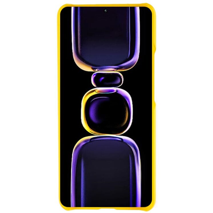 Пластиковый чехол Deexe Hard Shell для Xiaomi Poco F5 Pro / Redmi K60 / Redmi K60 Pro - Yellow: фото 2 из 7