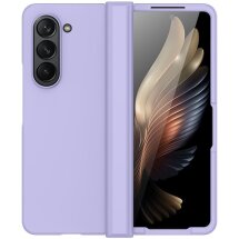 Пластиковый чехол Deexe Hinge Case для Samsung Galaxy Fold 6 - Purple: фото 1 из 9