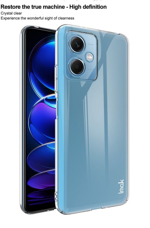 Пластиковий чохол IMAK Crystal II Pro для Xiaomi Redmi Note 12 (China) - Transparent: фото 7 з 11