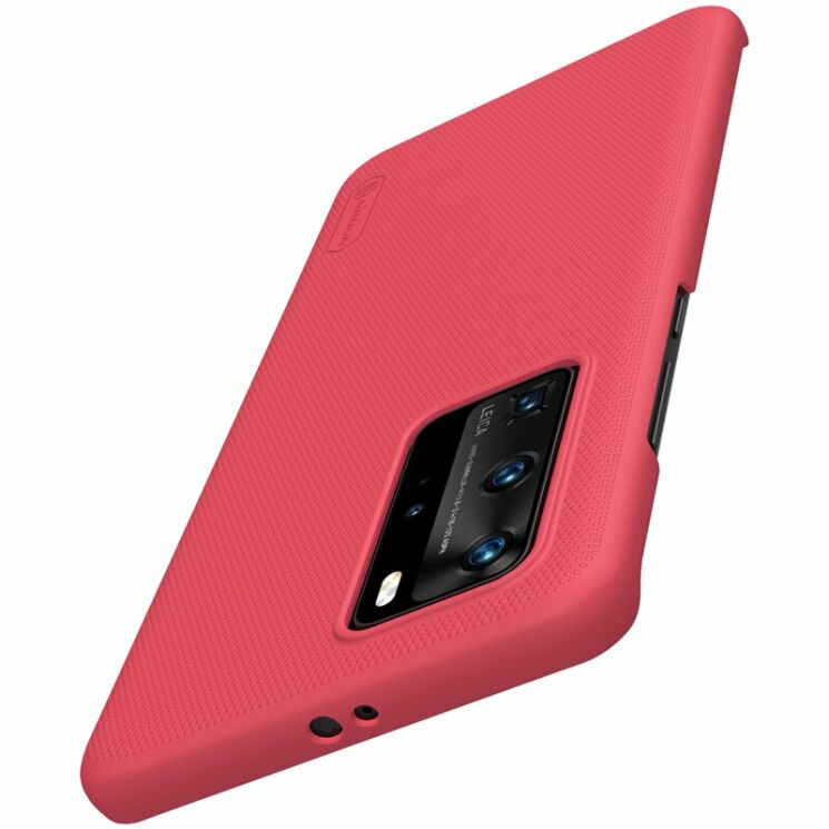 Пластиковий чохол NILLKIN Frosted Shield для Huawei P40 Pro - Red: фото 6 з 18