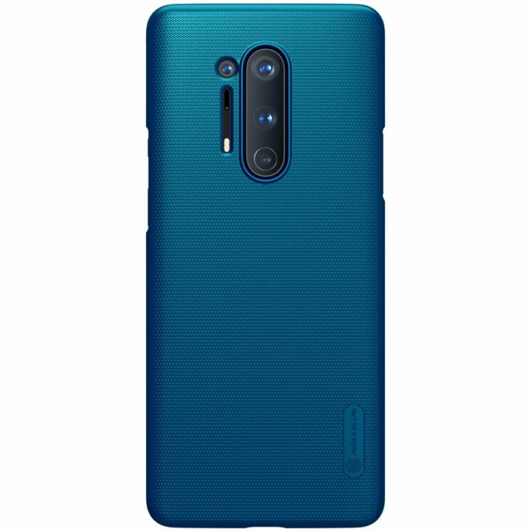 Пластиковый чехол NILLKIN Frosted Shield для OnePlus 8 Pro - Blue: фото 2 из 19
