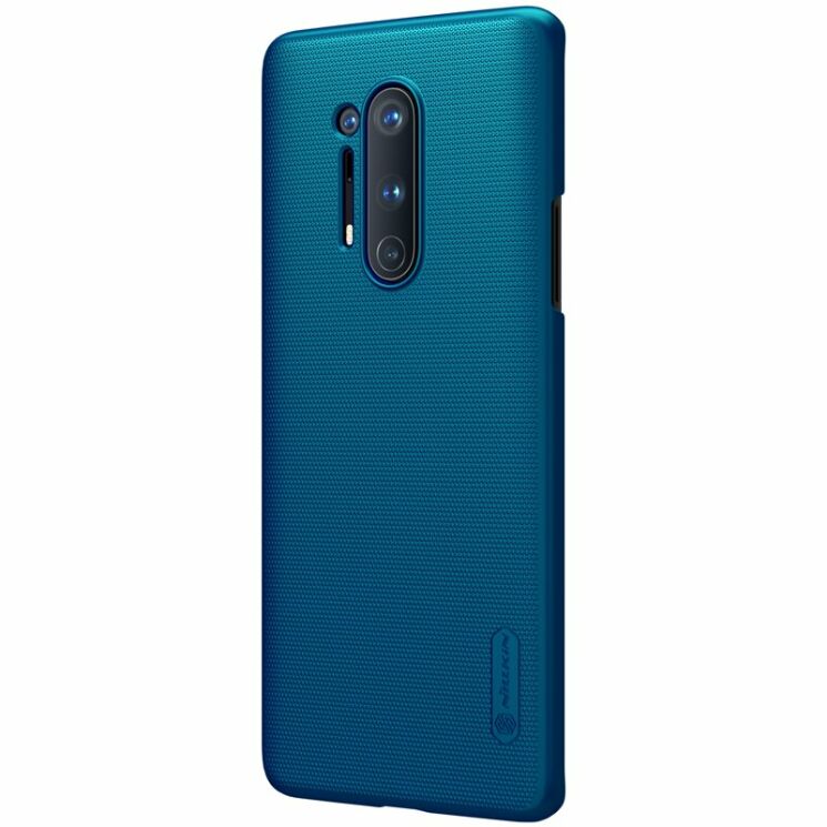 Пластиковый чехол NILLKIN Frosted Shield для OnePlus 8 Pro - Blue: фото 4 из 19