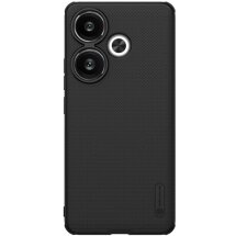 Пластиковый чехол NILLKIN Frosted Shield Pro для Xiaomi Poco F6 - Black: фото 1 из 18