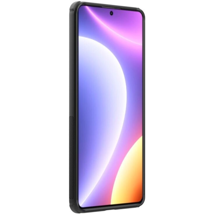 Пластиковый чехол NILLKIN Frosted Shield Pro для Xiaomi Poco F6 - Black: фото 4 из 18