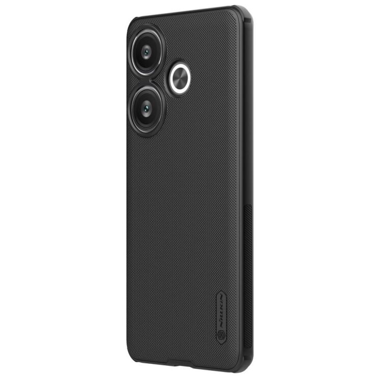 Пластиковый чехол NILLKIN Frosted Shield Pro для Xiaomi Poco F6 - Black: фото 3 из 18