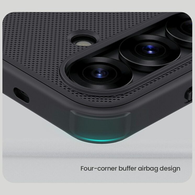 Пластиковий чохол NILLKIN Frosted Shield Pro Magnetic для Samsung Galaxy S25 Plus (S936) - Black: фото 9 з 18