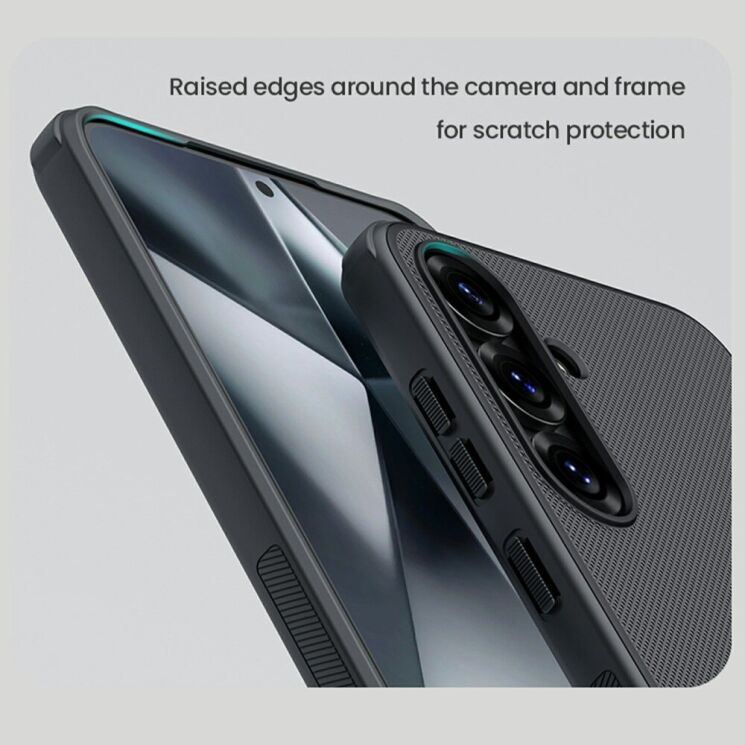 Пластиковий чохол NILLKIN Frosted Shield Pro Magnetic для Samsung Galaxy S25 Plus (S936) - Black: фото 11 з 18