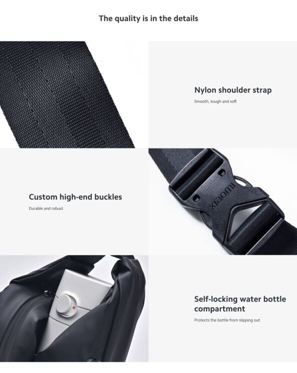 Поясная сумка Xiaomi Sports Fanny Pack - Black: фото 11 из 11