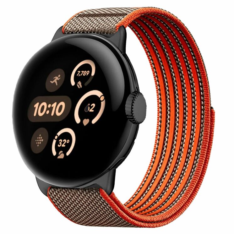 Ремешок Deexe Active Band для Google Pixel Watch 5 / 4 / 3 / 2 / 1 (41mm) - Brown: фото 2 из 4