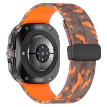 Ремешок Deexe Camouflage Pattern для Samsung Galaxy Watch Ultra (47mm) - Orange: фото 1 из 6