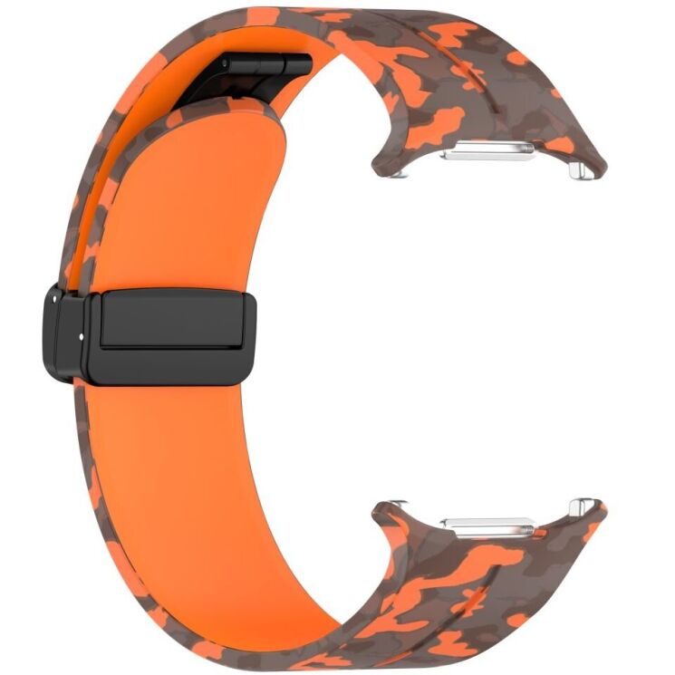 Ремешок Deexe Camouflage Pattern для Samsung Galaxy Watch Ultra (47mm) - Orange: фото 3 из 6