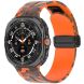 Ремешок Deexe Camouflage Pattern для Samsung Galaxy Watch Ultra (47mm) - Orange (358030O). Фото 4 из 6