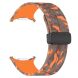 Ремешок Deexe Camouflage Pattern для Samsung Galaxy Watch Ultra (47mm) - Orange (358030O). Фото 2 из 6