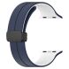 Ремінець Deexe Color Soft Line для Apple Watch 46 / 45 / 44 / SE 44 / 42 (Series 1-3) / Ultra / Ultra 2 / Ultra 3 - Midnight Blue / White (251886LW). Фото 2 з 7