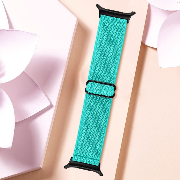Ремешок Deexe Knitted Strap для Samsung Galaxy Watch Ultra (2025) - Mint Green: фото 3 из 6