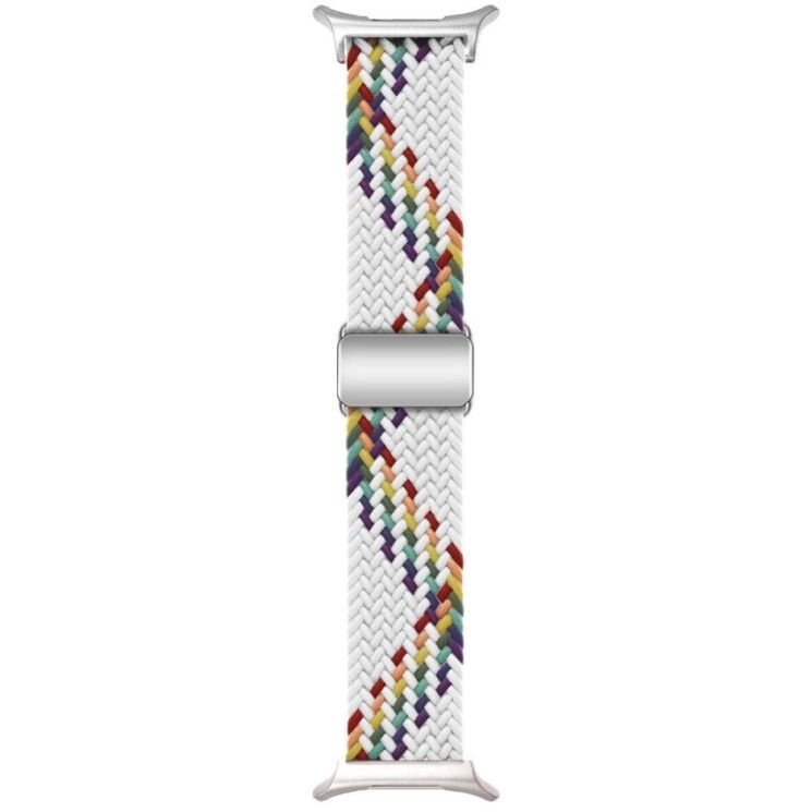 Ремінець Deexe Knitted Strap для Samsung Galaxy Watch Ultra (47mm) - White Rainbow: фото 3 з 5
