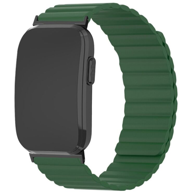 Ремінець Deexe Magnetic Band для Garmin CIRQA - Army Green (362611AG) Ремінець Deexe Magnetic Band для Garmin CIRQA - Army Green: фото 2 з 3