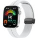 Ремешок Deexe Magnetic Braselet для Huawei Watch Fit 3 - White (357108W). Фото 2 из 5