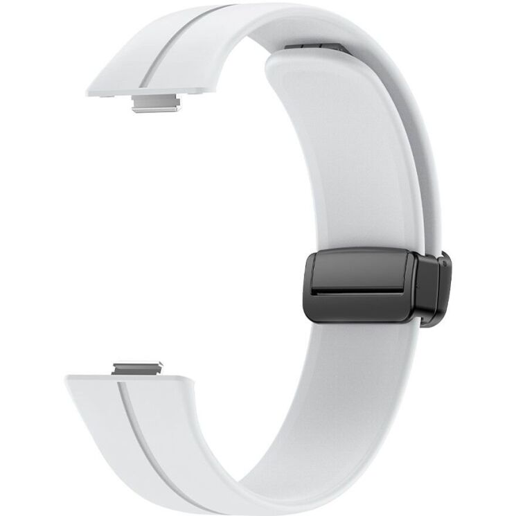 Ремешок Deexe Magnetic Braselet для Huawei Watch Fit 3 - White: фото 3 из 5