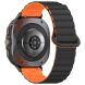 Ремешок Deexe Magnetic Strap для Samsung Galaxy Watch Ultra (47mm) - Black / Orange (358015BO). Фото 1 из 7
