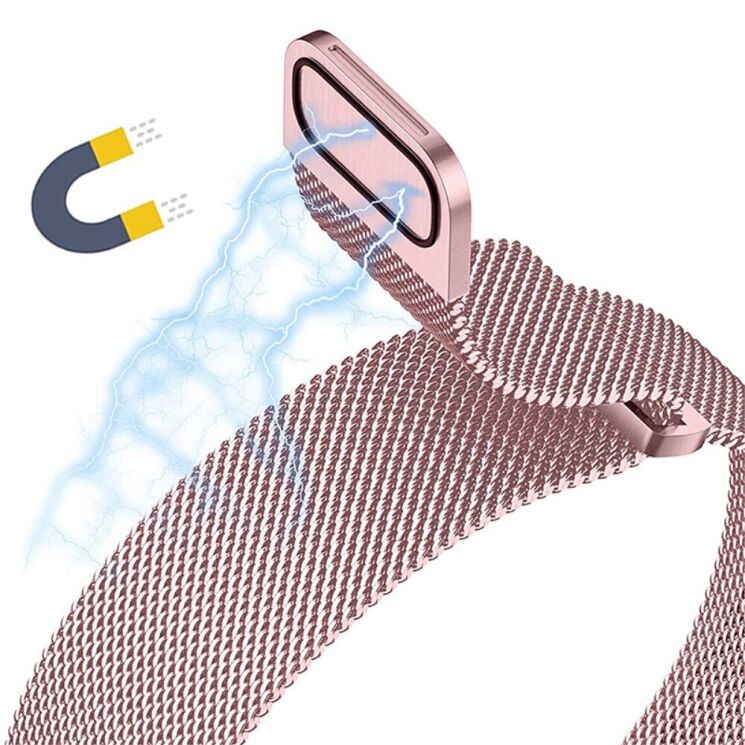 Ремешок Deexe Milanese Loop для Apple Watch 46 / 45 / 44 / SE 44 / 42 (Series 1-3) / Ultra / Ultra 2 - Multicolor: фото 3 из 6