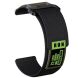 Ремешок Deexe Nylon Magic Tape для часов с шириной крепления 20мм - Black / Green (895447BG). Фото 1 из 2