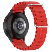 Ремешок Deexe Ocean Strap для Samsung Galaxy Watch 4 / 5 / 6 / 7 / FE (40mm) - Red: фото 1 из 7