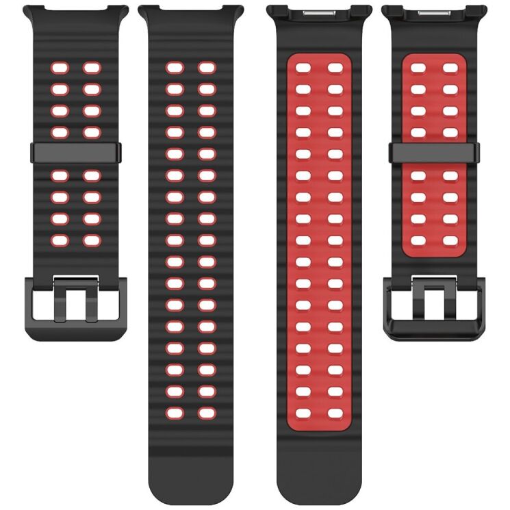 Ремешок Deexe Ocean Strap для Samsung Galaxy Watch 8 (40/44mm) / 8 Classic - Black / Red (384117BR) Ремешок Deexe Ocean Strap для Samsung Galaxy Watch 8 (40/44mm) / 8 Classic - Black / Red: фото 4 из 6