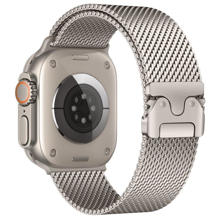 Ремешок Deexe Polaris Strap для Apple Watch 46 / 45 / 44 / SE 44 / 42 (Series 1-3) / Ultra / Ultra 2 - Starlight: фото 1 из 11
