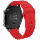 Ремінець Deexe Silicone Strap для годинників з шириною кріплення 22мм - Red (895502R)