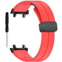 Ремінець Deexe Soft Line для Xiaomi Amazfit T-ReX 3 - Red: фото 1 з 3