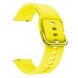Ремешок Deexe Soft Silicone для&nbsp; Samsung Galaxy Watch 3 (41mm) - Yellow (235407Y). Фото 2 из 4