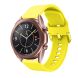 Ремешок Deexe Soft Silicone для&nbsp; Samsung Galaxy Watch 3 (41mm) - Yellow (235407Y). Фото 4 из 4